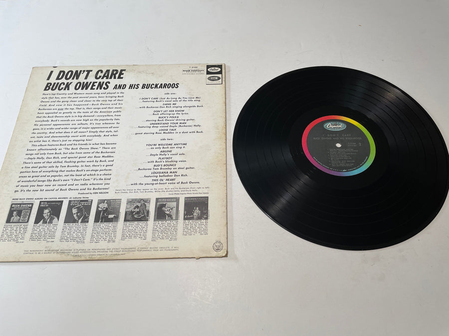 Buck Owens And His Buckaroos I Don't Care Used Vinyl LP VG+\VG