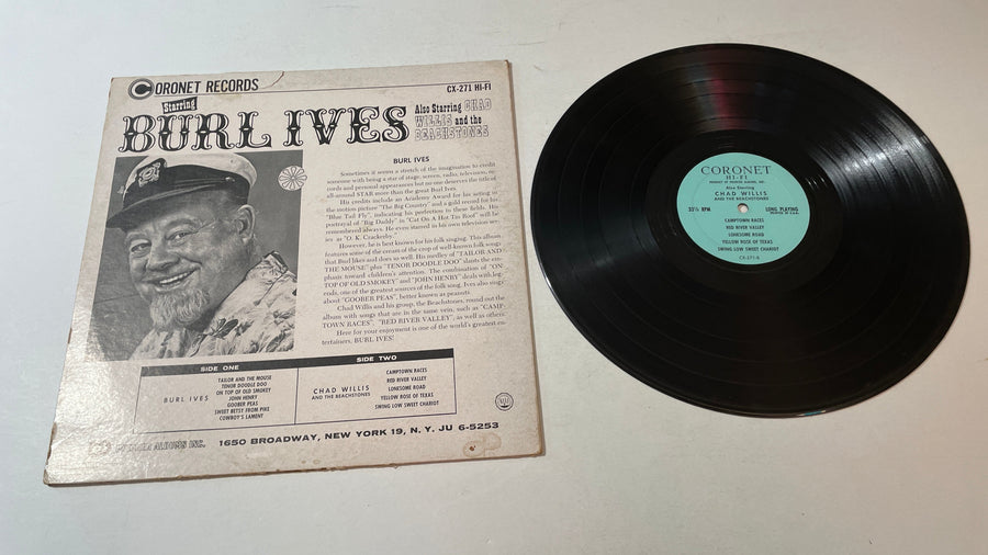 Burl Ives / Chad Willis Burl Ives Sings Used Vinyl LP VG+\G+