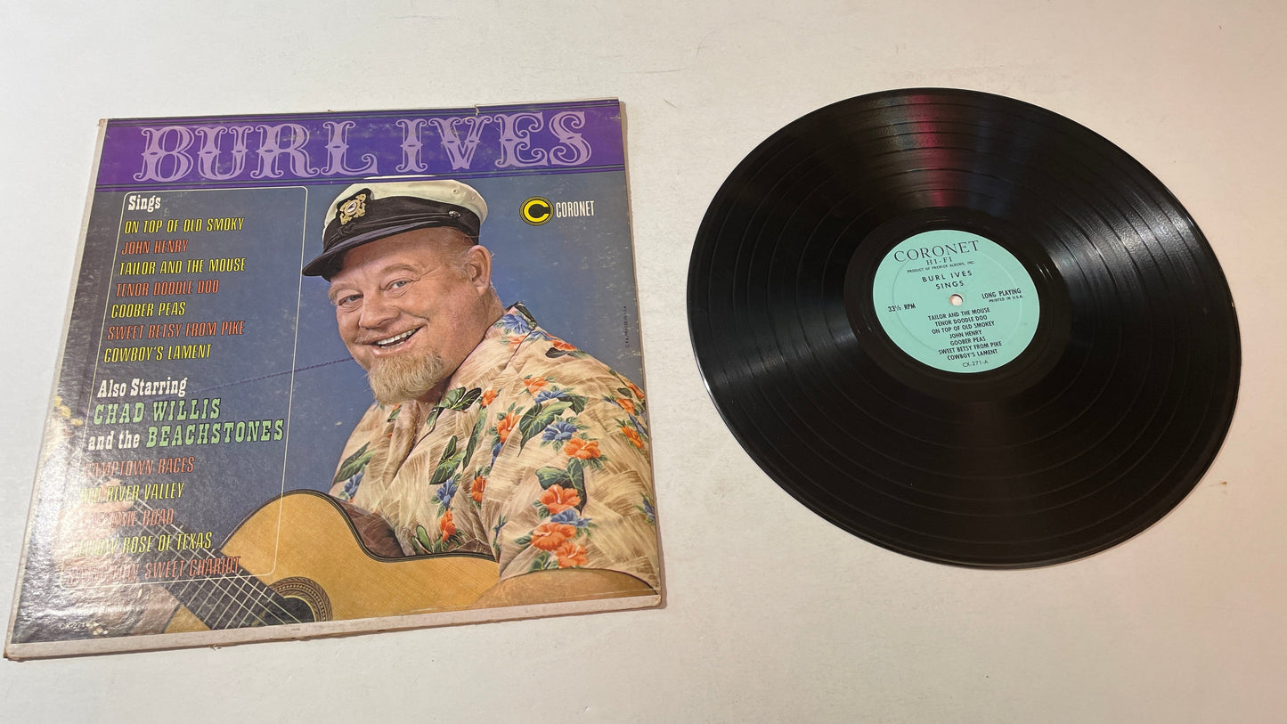 Burl Ives / Chad Willis Burl Ives Sings Used Vinyl LP VG+\G+