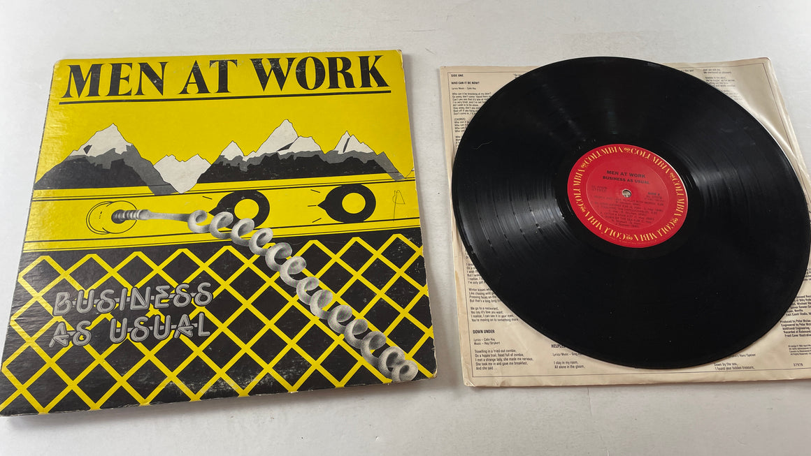Men At Work Business As Usual Used Vinyl LP VG+\VG