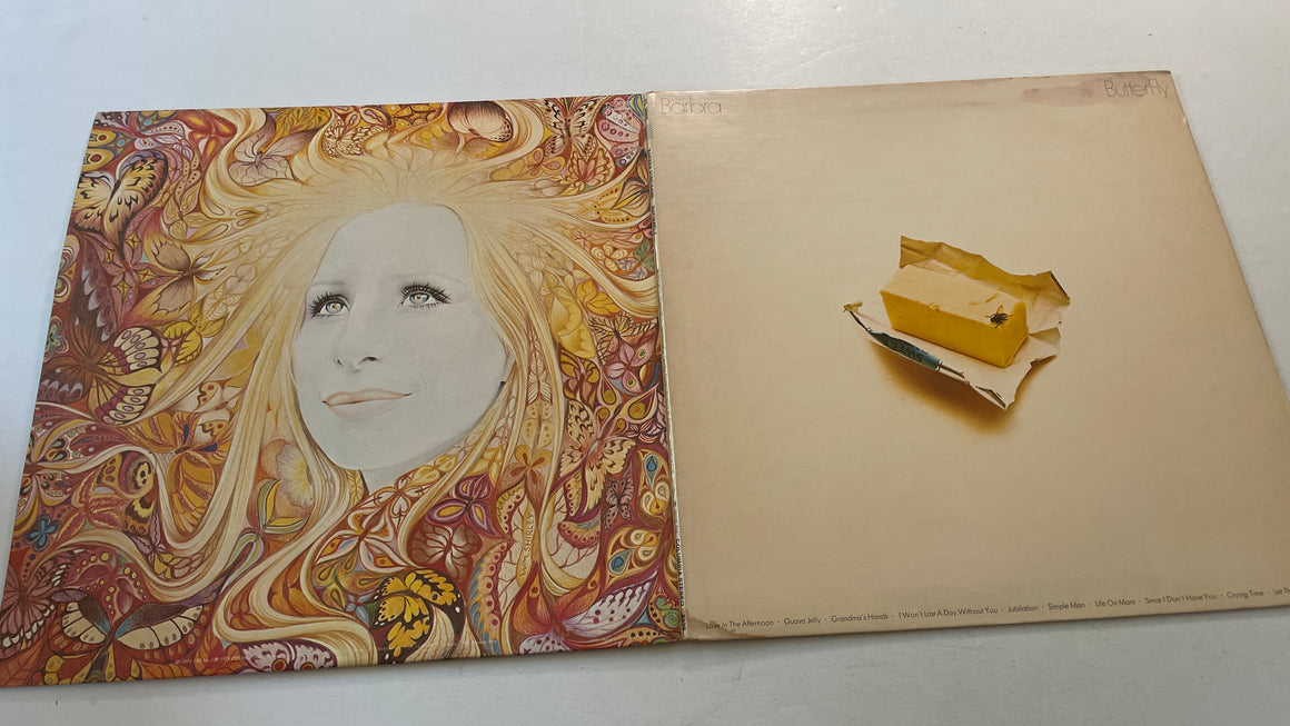 Barbra Streisand ButterFly Used Vinyl LP VG+\G+