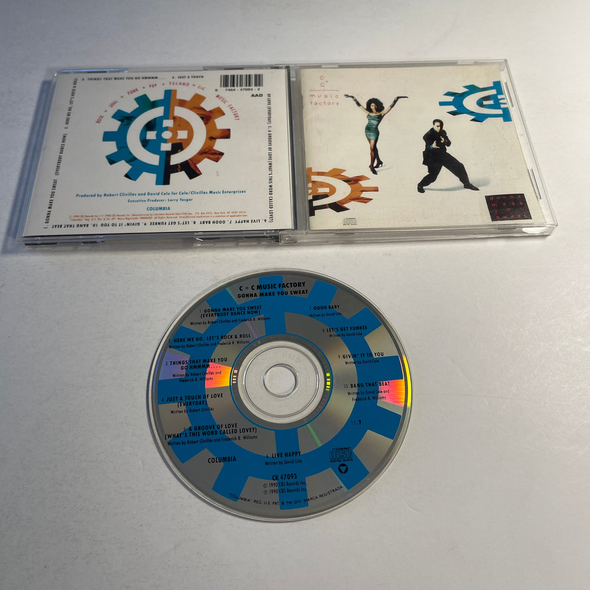 C + C Music Factory C + C Music Factory – Gonna Make You Sweat Used CD VG+\VG+