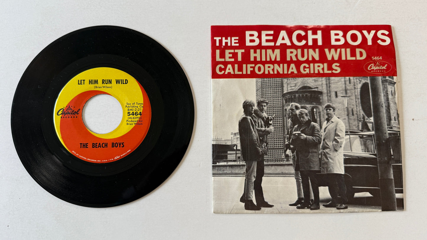 The Beach Boys California Girls Used 45 RPM 7" Vinyl VG+\VG