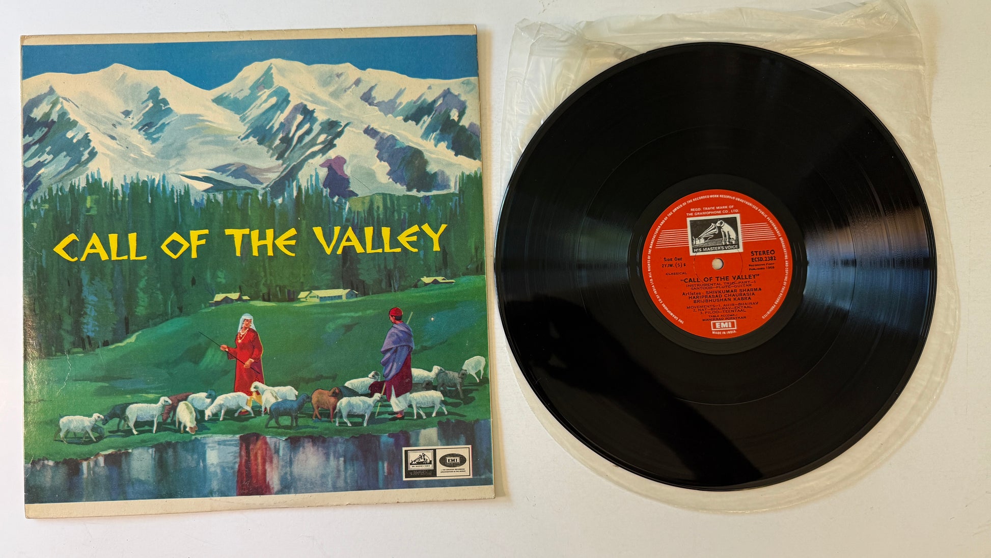 Pandit Shiv Kumar Sharma Call Of The Valley Used Vinyl LP VG+\G+
