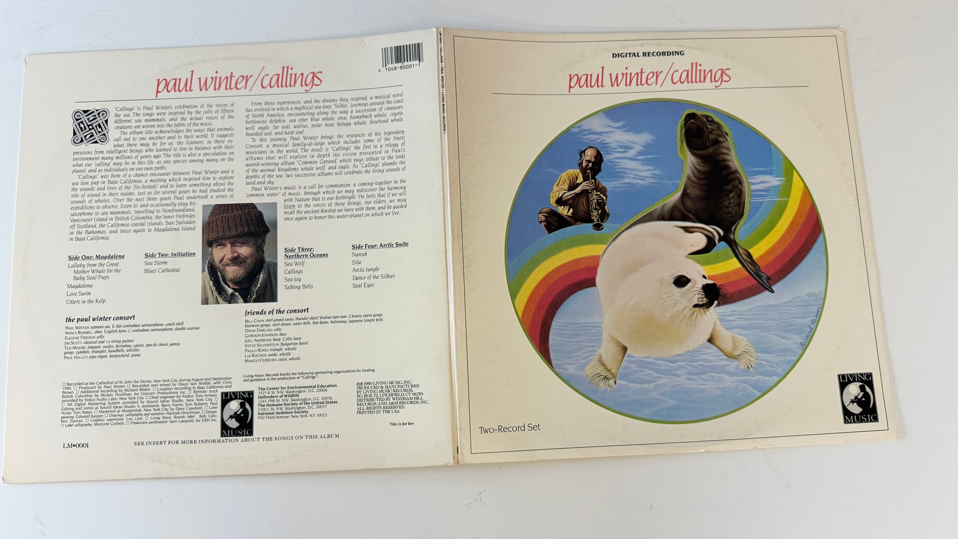 Paul Winter Callings Used Vinyl 2LP VG+\VG+