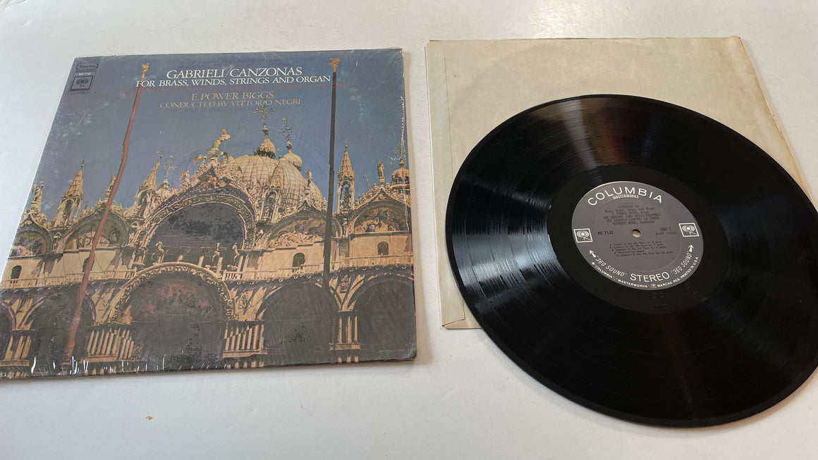 Giovanni Gabrieli - The Edward Tarr Brass Ensemble Canzonas For Brass, Winds, Strings And Organ Used Vinyl LP VG+\VG+