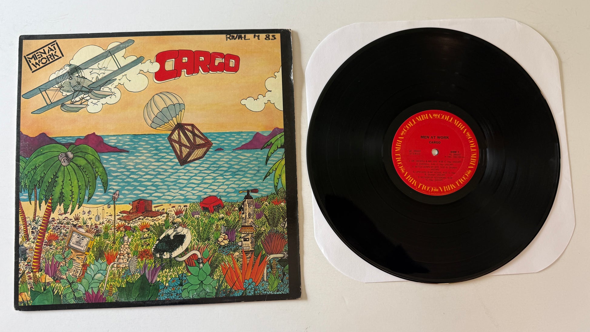 Men At Work Cargo Used Vinyl LP VG+\VG