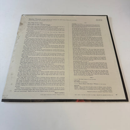 Shirley Verrett Carnegie Hall Recital Used Vinyl LP M\NM