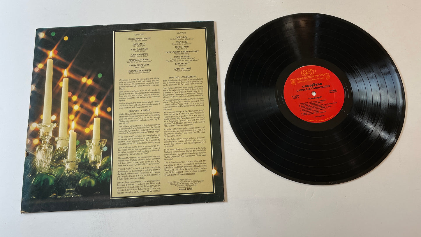 Various Carols & Candlelight Used Vinyl LP VG+\VG