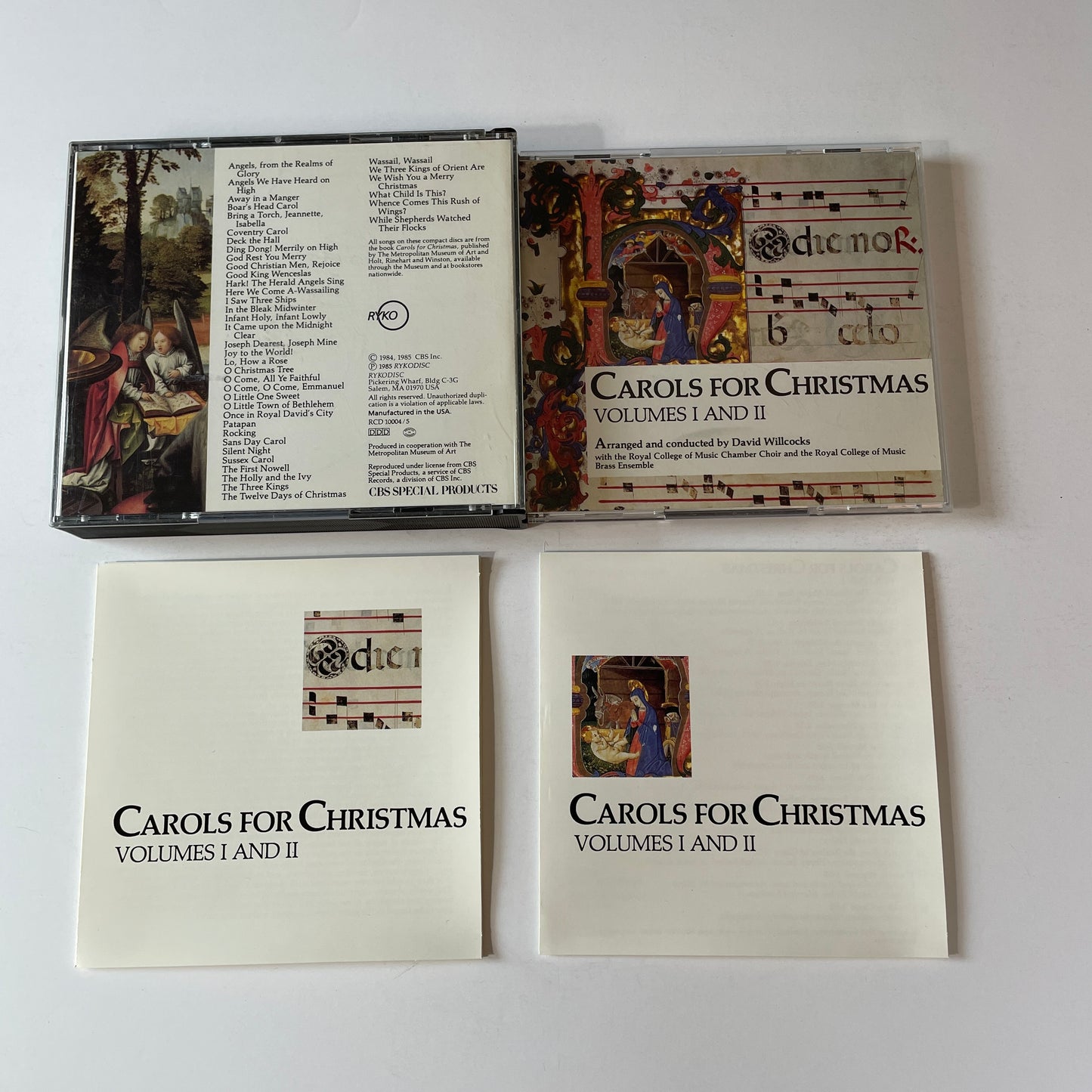 David Willcocks Carols For Christmas Volumes I AND II Used 2CD VG+\VG+