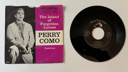 Perry Como Caterina / The Island Of Forgotten Lovers Used 45 RPM 7" Vinyl VG+\