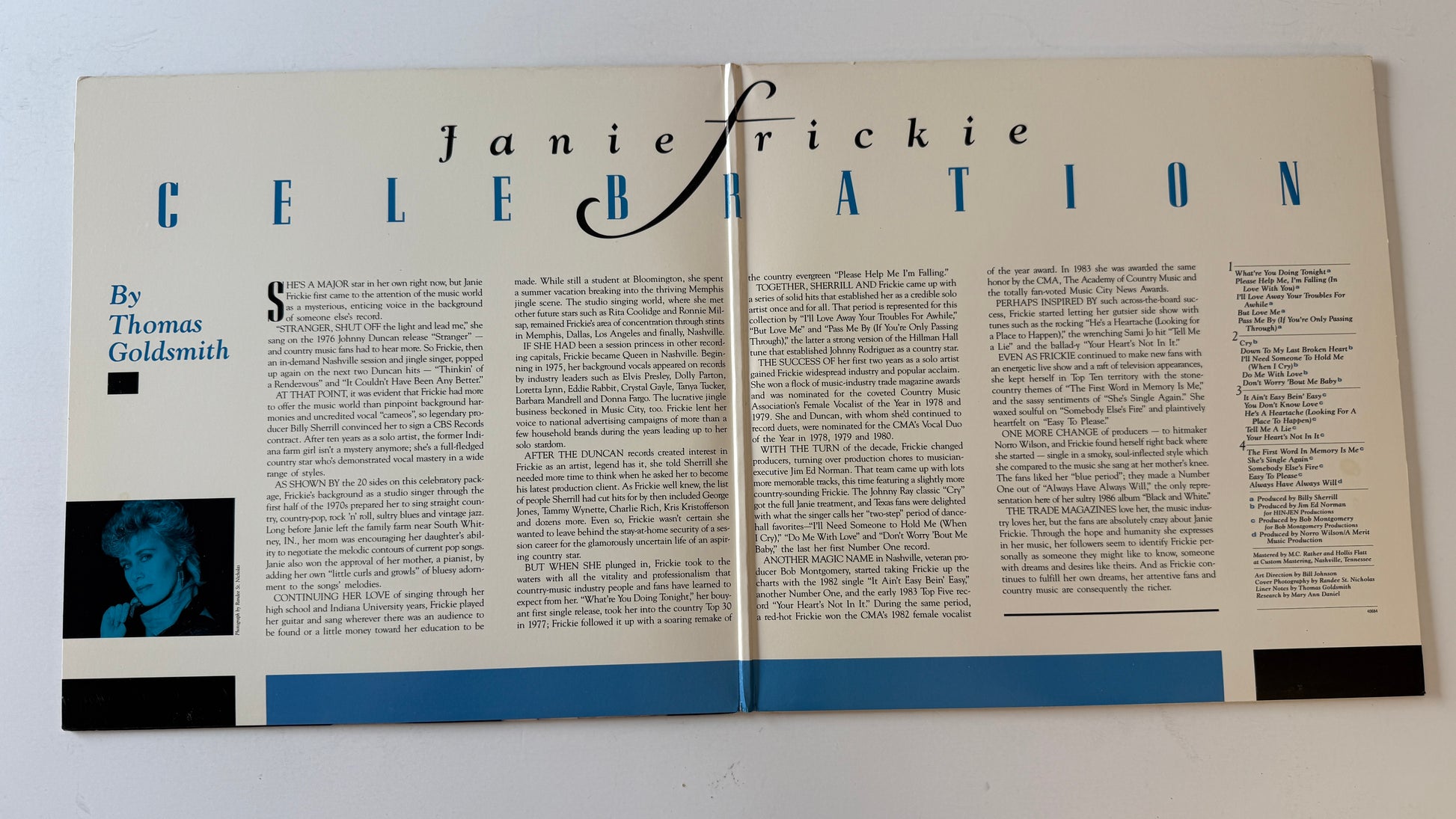 Janie Fricke Celebration Used Vinyl 2LP VG+\VG