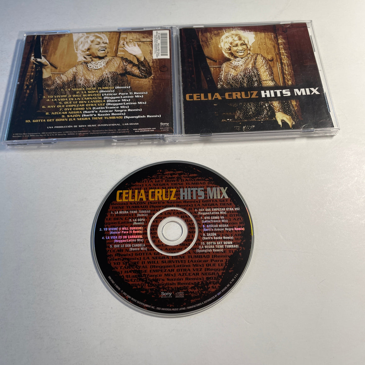 Celia Cruz Hits Mix Used CD VG+\VG+