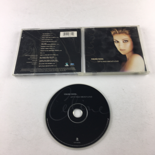 Celine Dion Let's Talk About Love Used CD VG+\VG+ Silver