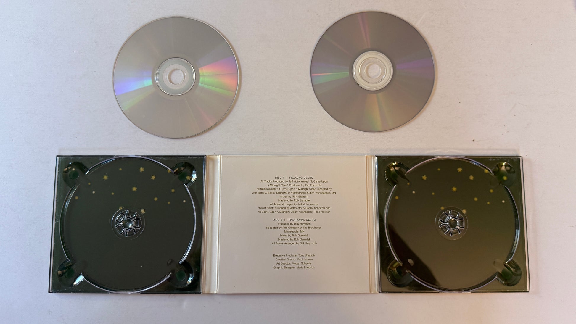 Jeff Victor Celtic Christmas (2CD Collection Of Relaxing & Festive Melodies) Used 2CD VG+\VG+