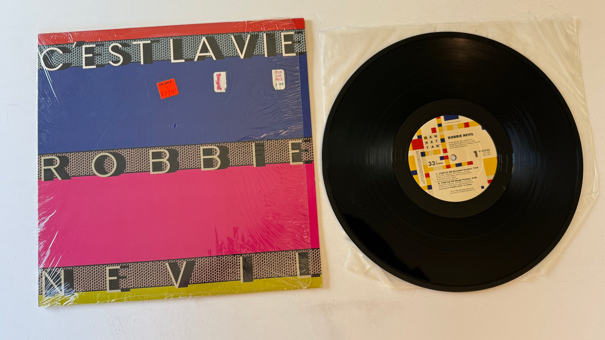Robbie Nevil C'est La Vie Used Vinyl LP VG+\VG+