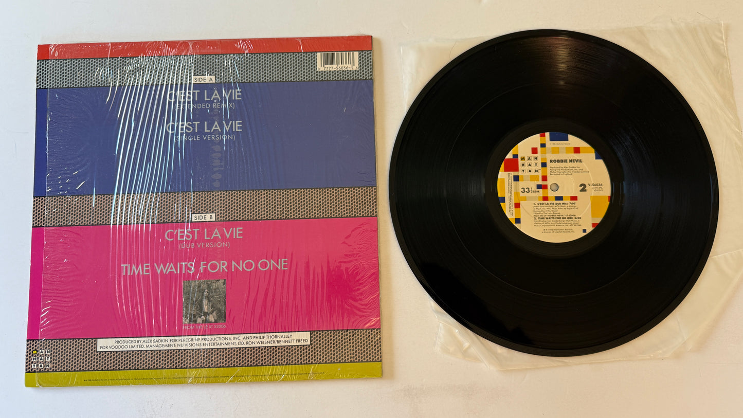 Robbie Nevil C'est La Vie Used Vinyl LP VG+\VG+