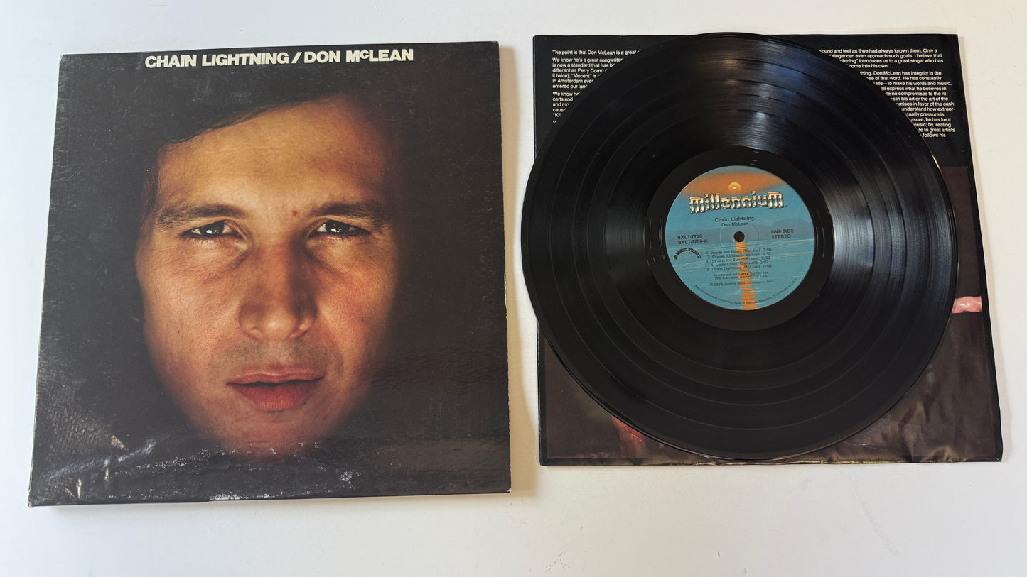 Don McLean Chain Lightning Used Vinyl LP VG+\VG