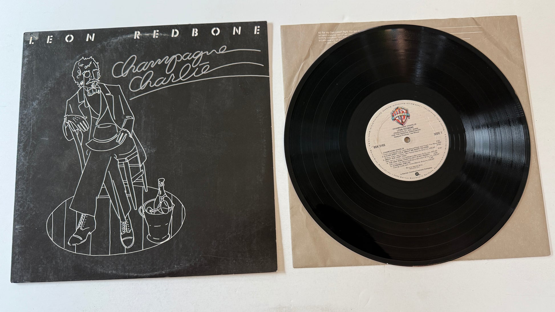 Leon Redbone Champagne Charlie Used Vinyl LP VG+\VG