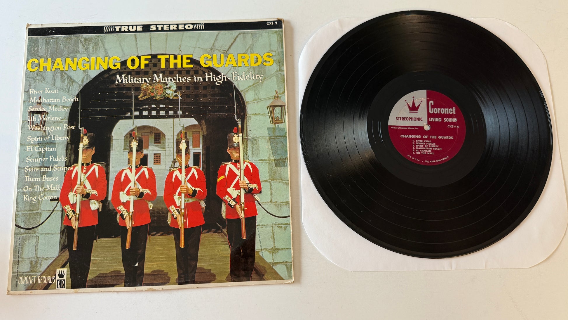 Coronet Military Band Changing Of The Guards Used Vinyl LP VG\VG