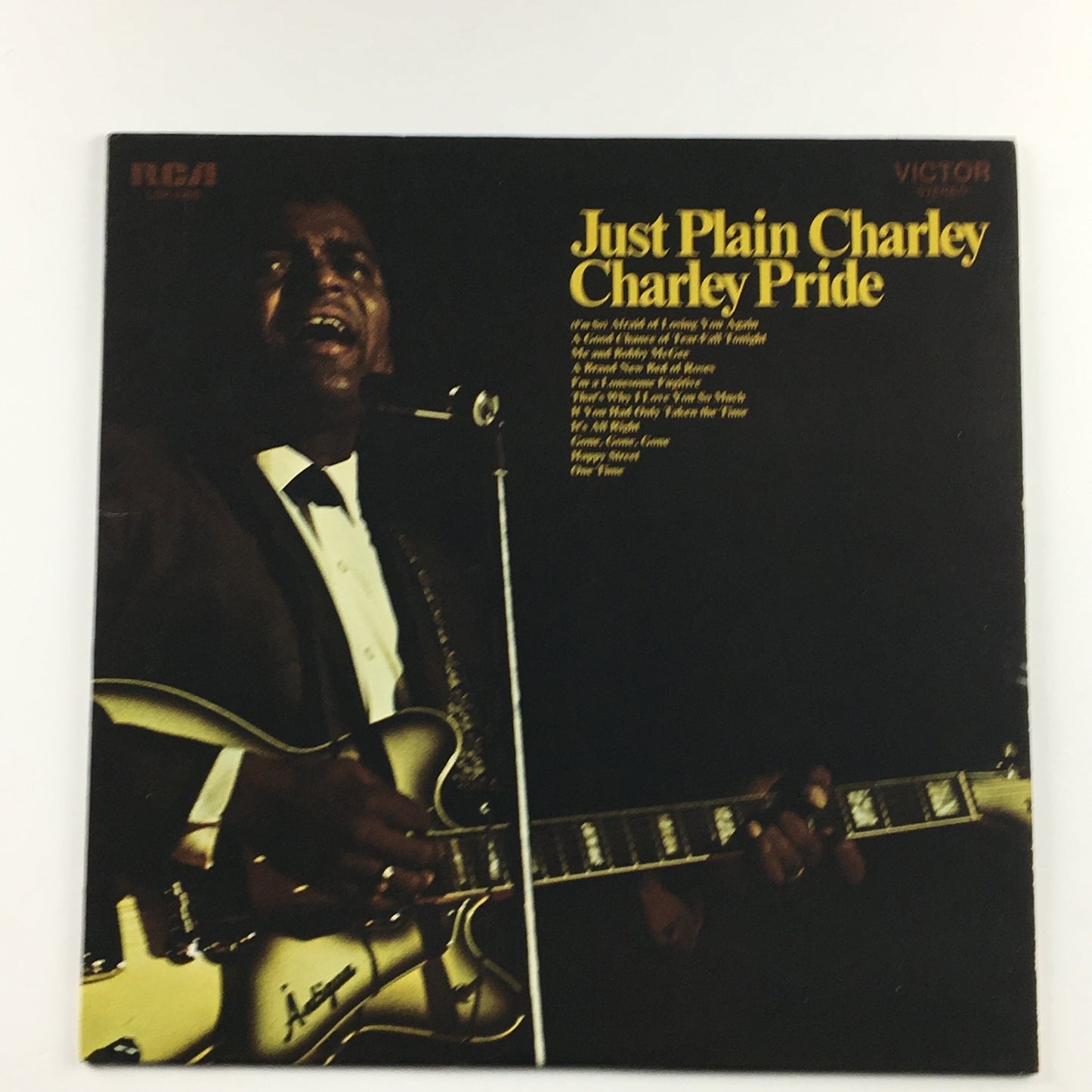 Charley Pride ‎ Just Plain Charley Orig Press Used Vinyl LP VG\VG+