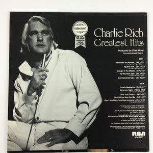 Charlie Rich ‎ Greatest Hits Orig Press Used Vinyl LP VG+\VG+