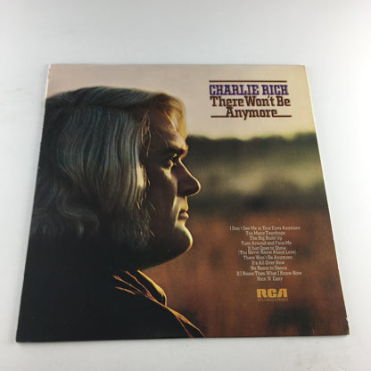 Charlie Rich There Won't Be Anymore Used Vinyl LP VG+\VG+ Black