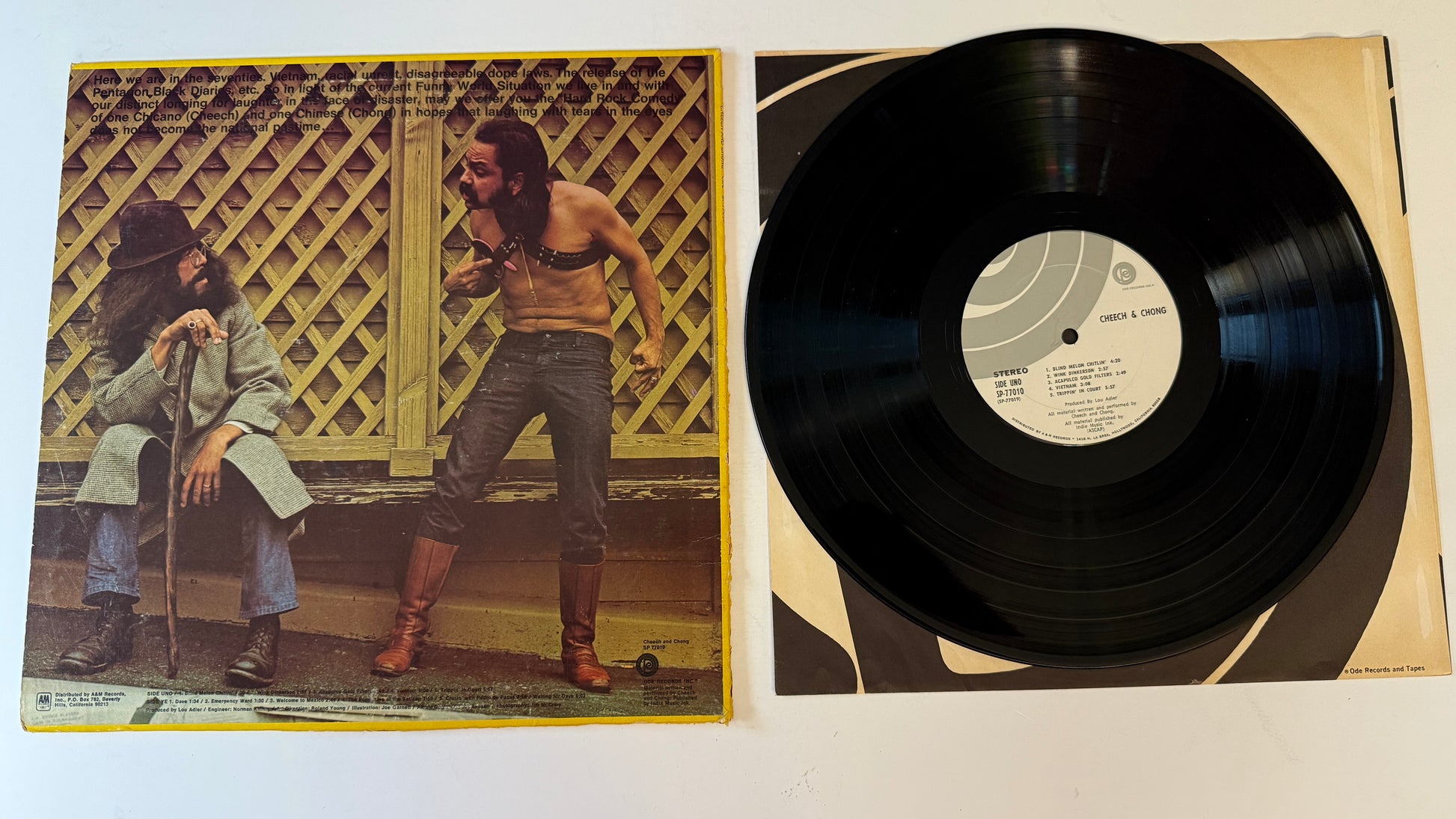 Cheech & Chong Cheech And Chong Used Vinyl LP VG+\G+