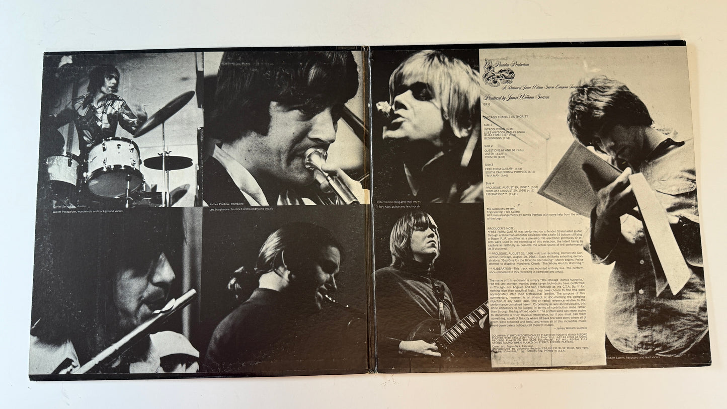 Chicago Chicago Transit Authority Used Vinyl 2LP VG+\VG