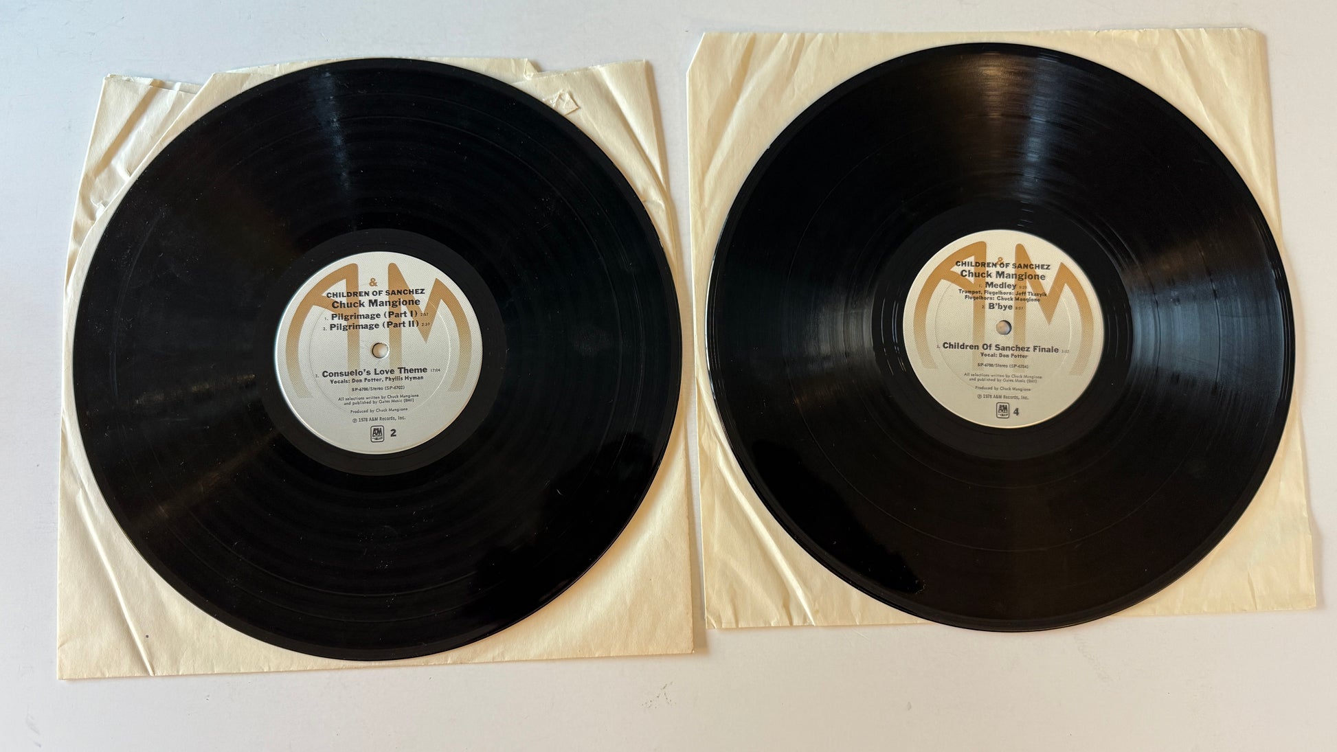 Chuck Mangione Children Of Sanchez Used Vinyl 2LP VG+\VG