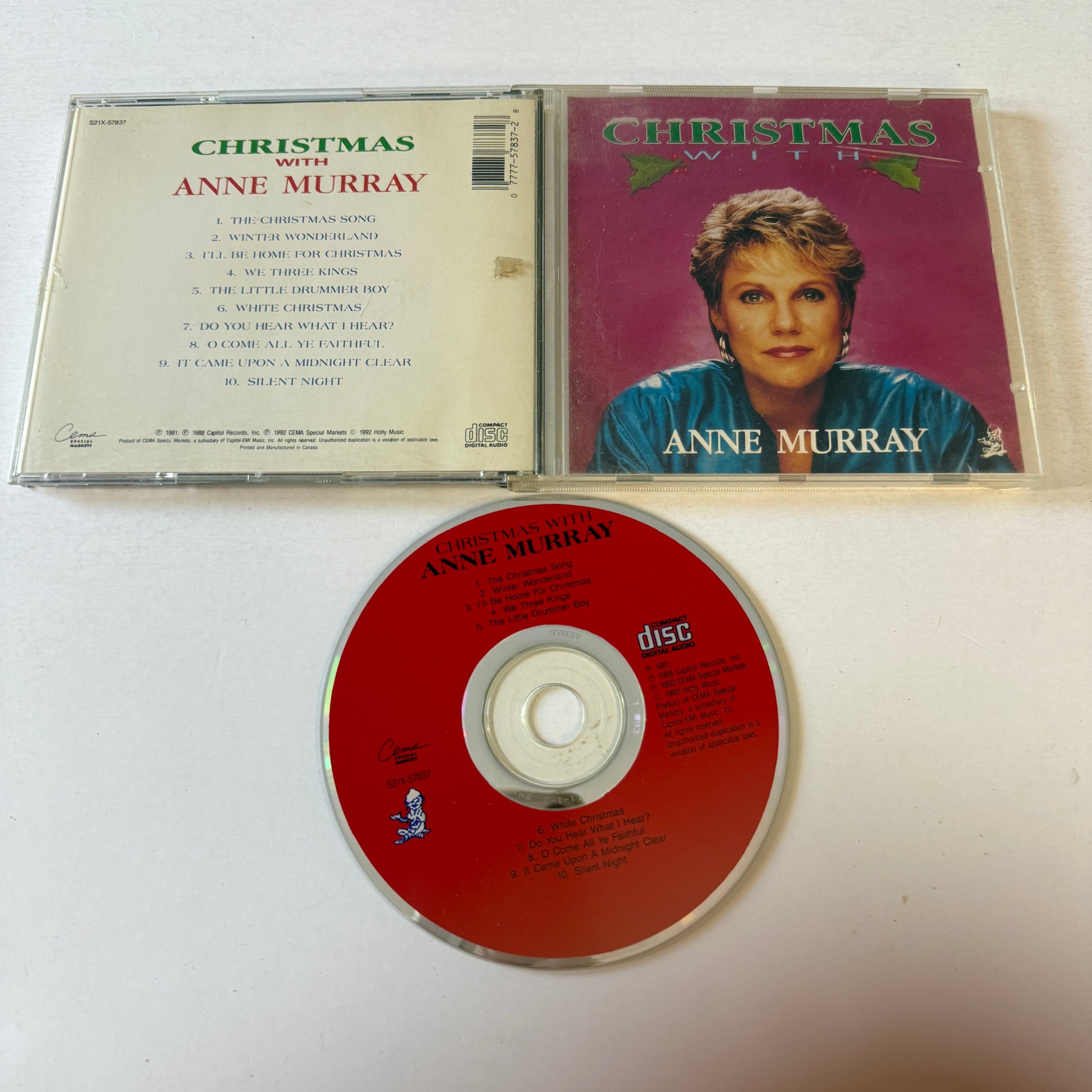 Anne Murray Christmas With Anne Murray Used CD VG\VG