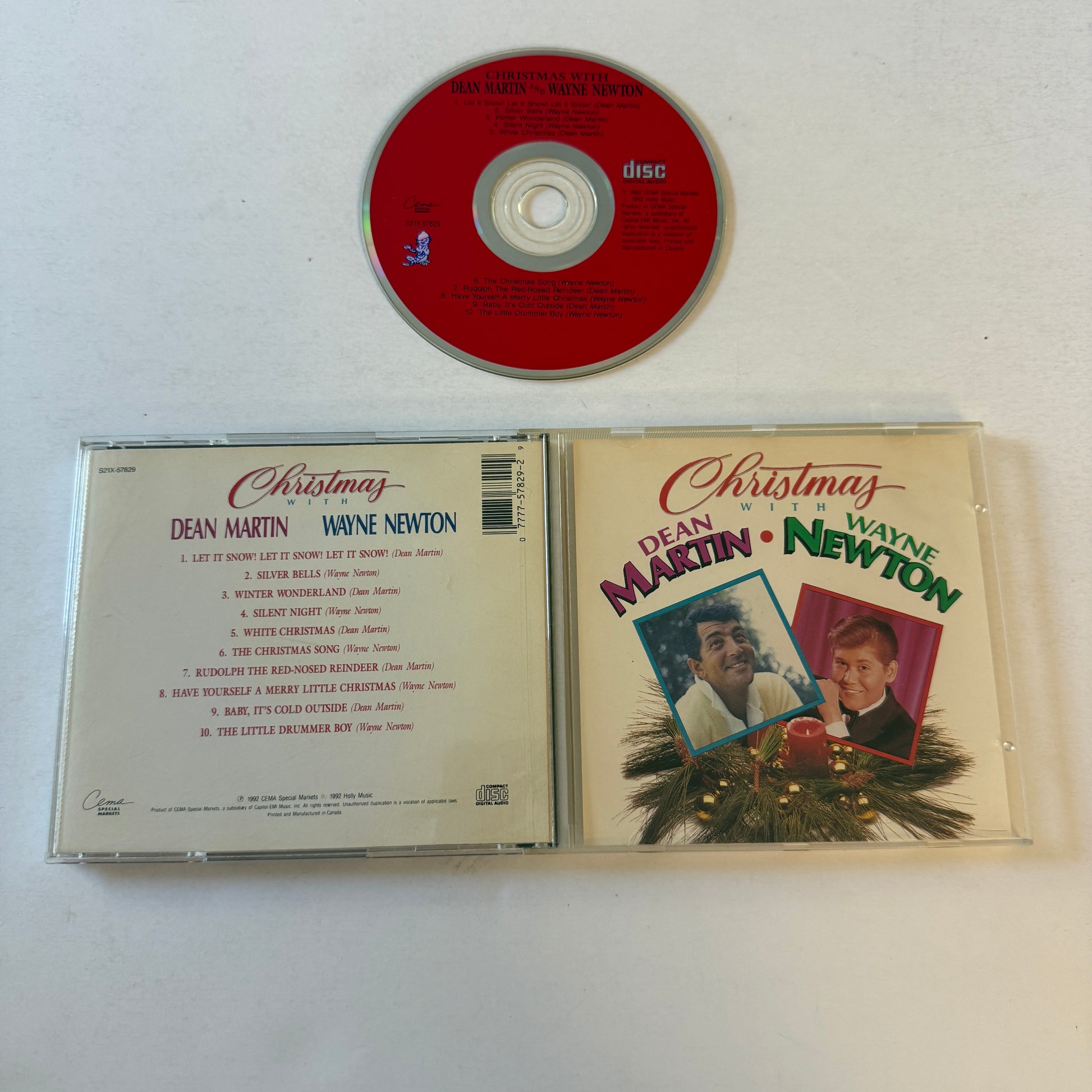 Dean Martin Christmas With Dean Martin & Wayne Newton Used CD VG+\VG+