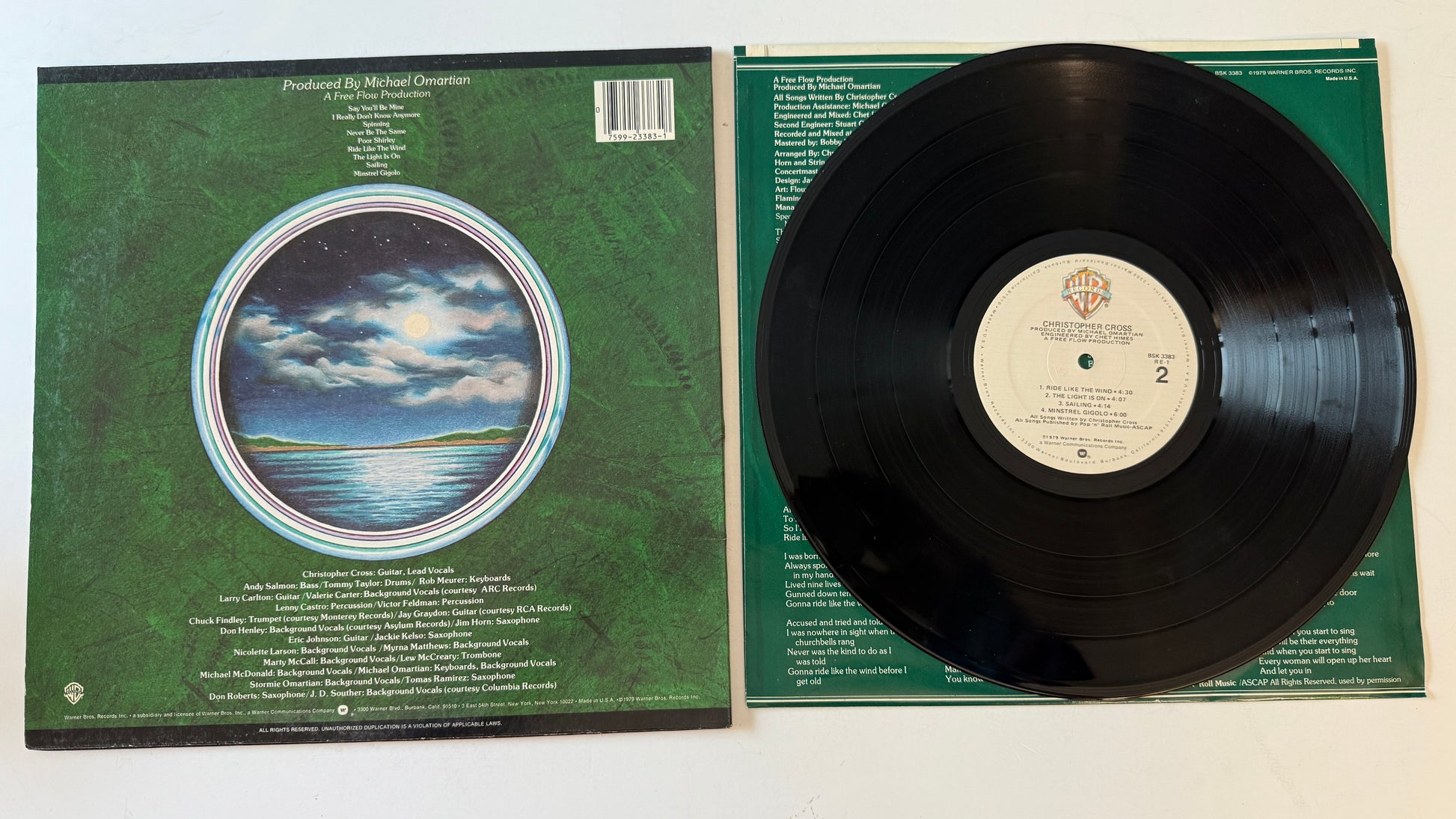 Christopher Cross Christopher Cross Used Vinyl LP VG+\VG