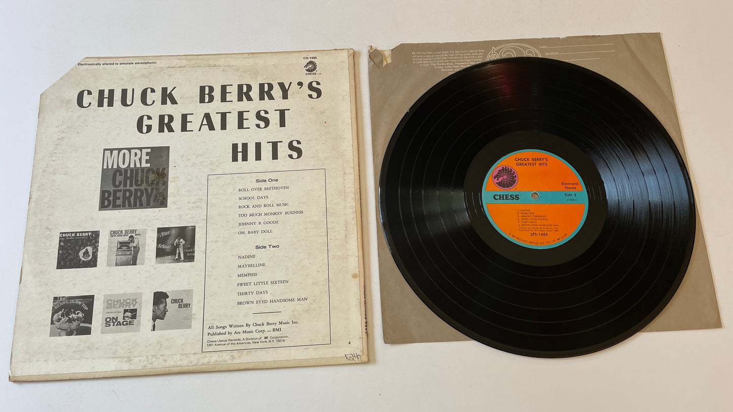 Chuck Berry Chuck Berry's Greatest Hits Used Vinyl LP VG+\VG
