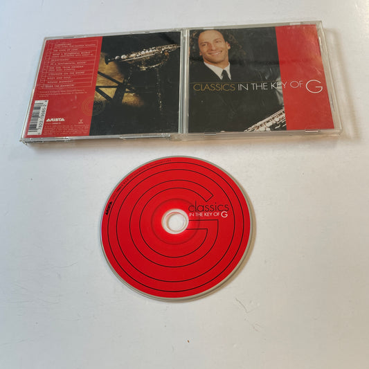 Kenny G Classics In The Key Of G Used CD VG+\VG+