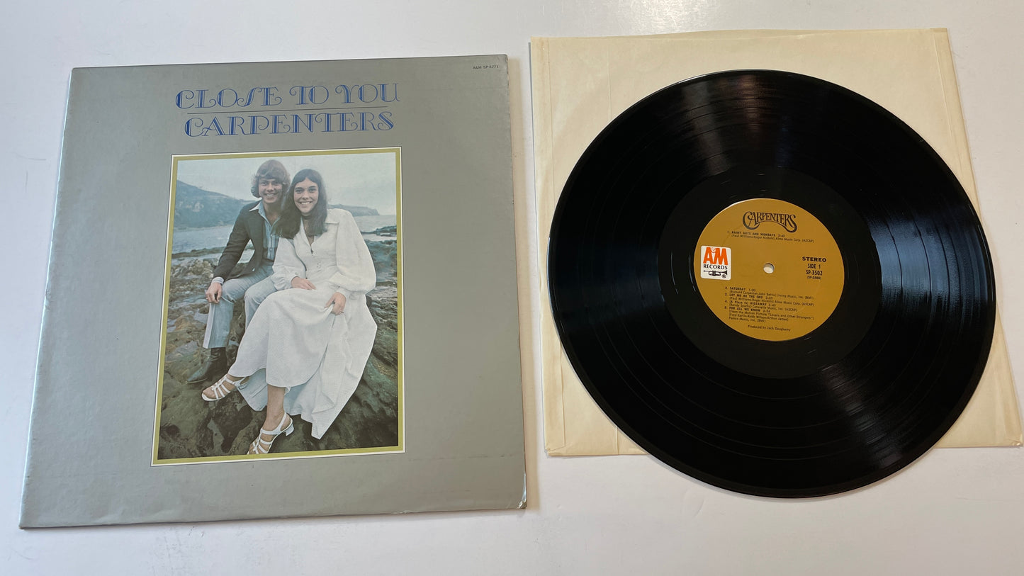 Carpenters Close To You Used Vinyl LP VG+\VG