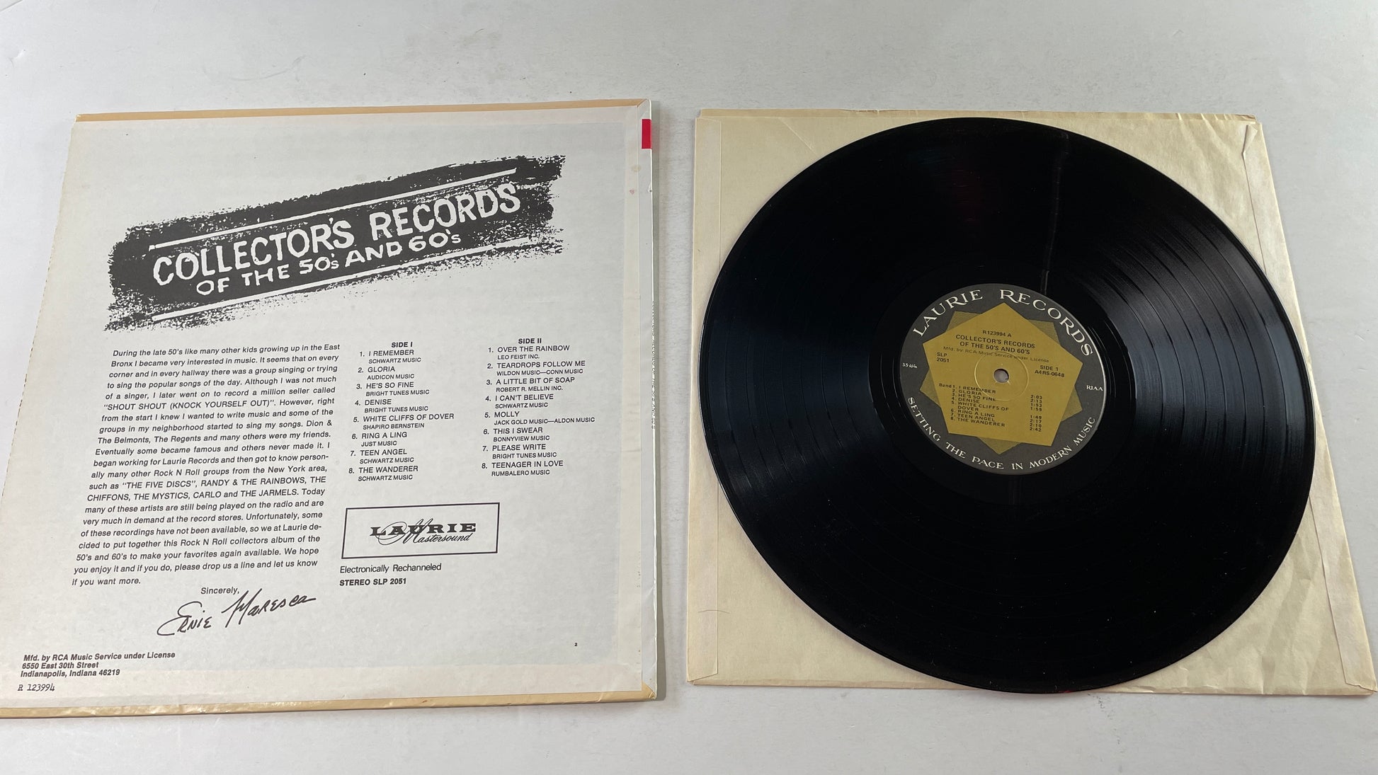 Various Collector's Records Of The 50's And 60's \