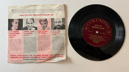 Various Columbia Record Club Demonstration Record Used 45 RPM 7" Vinyl VG+\