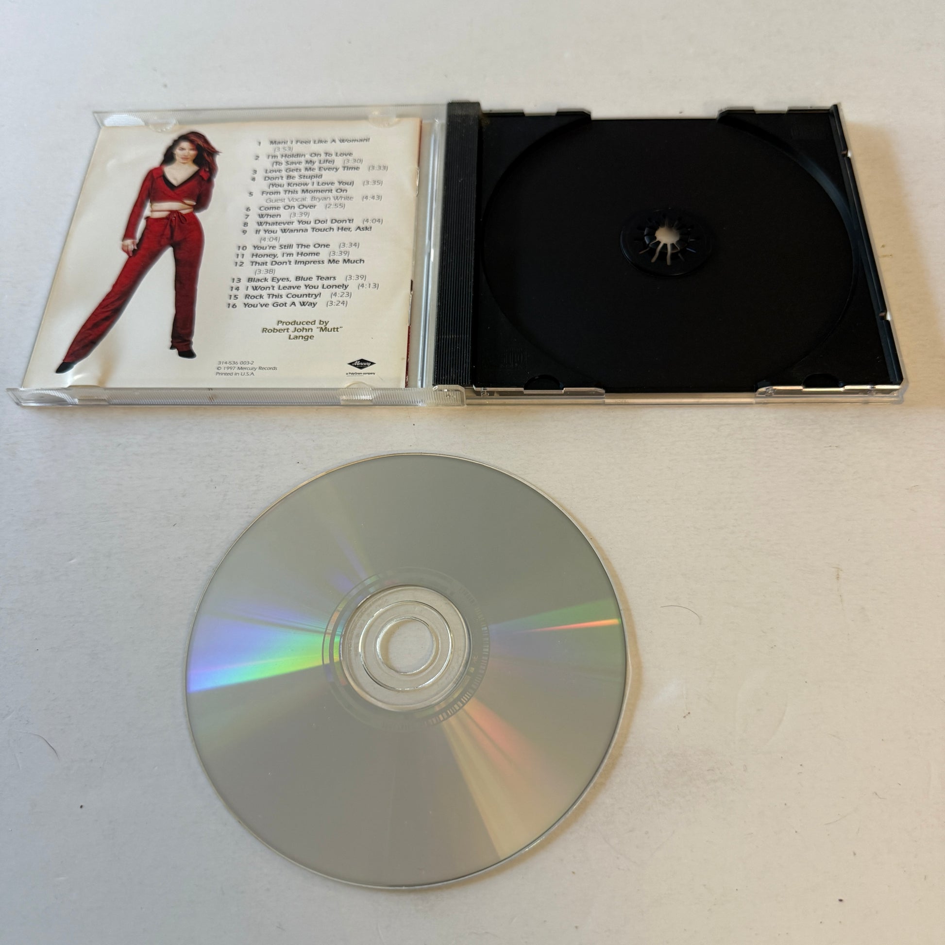 Shania Twain Come On Over Used CD VG+\VG+