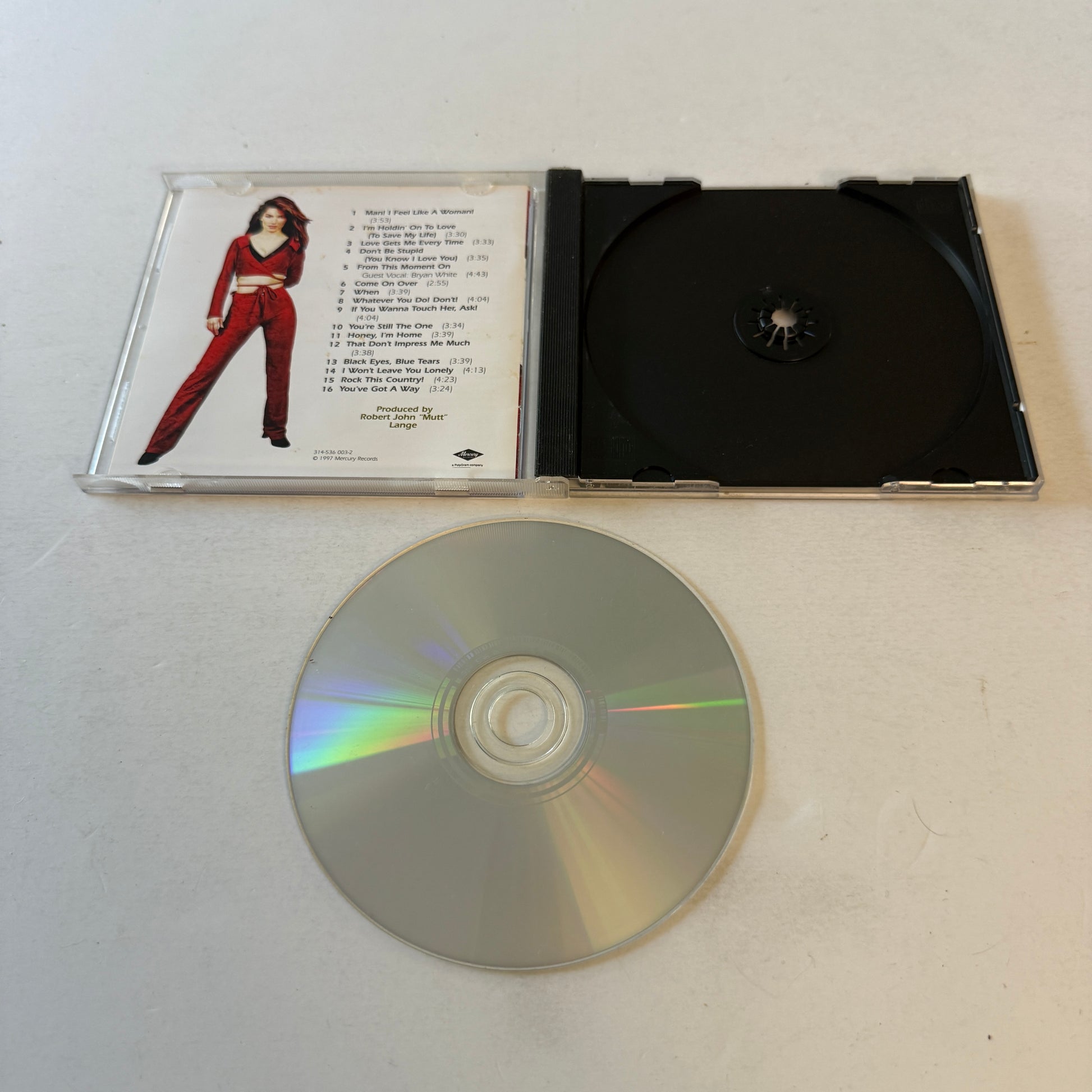Shania Twain Come On Over Used CD VG+\VG+