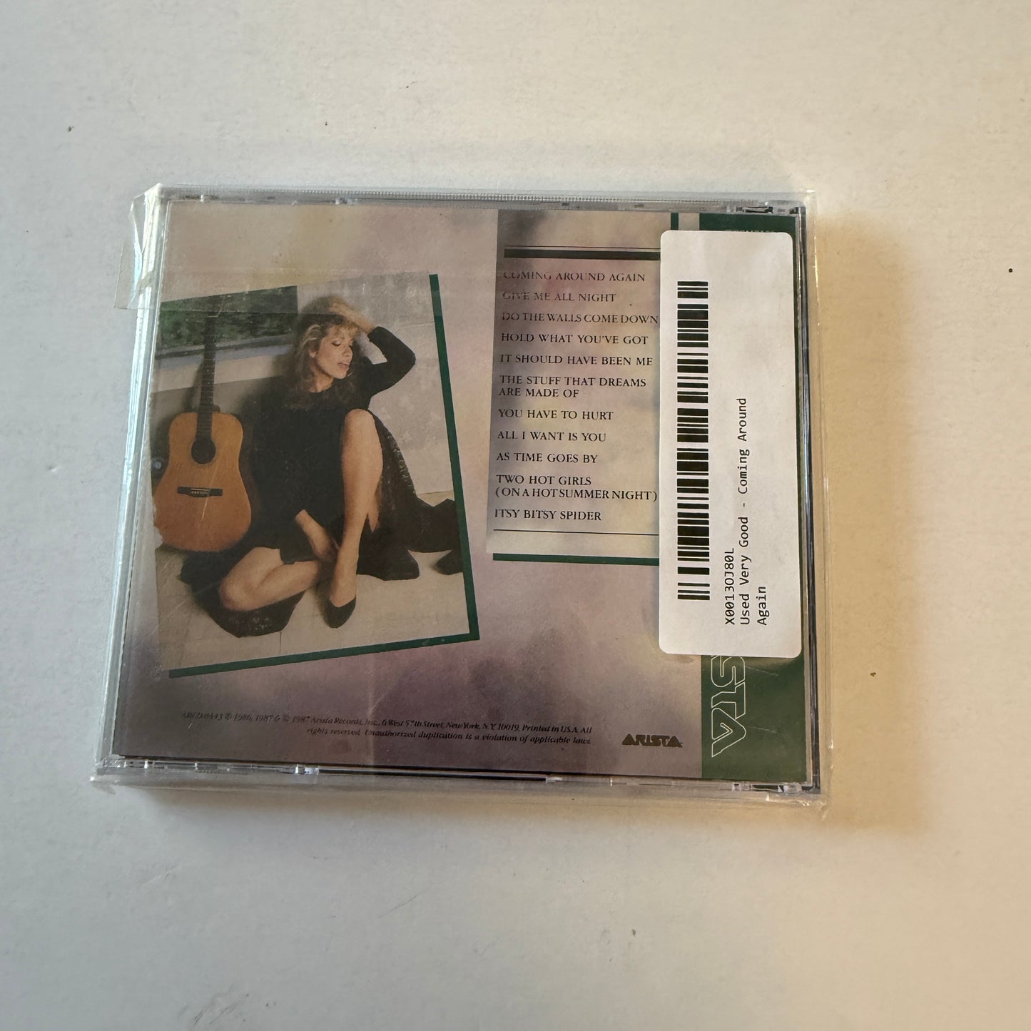 Carly Simon Coming Around Again Used CD VG+\VG