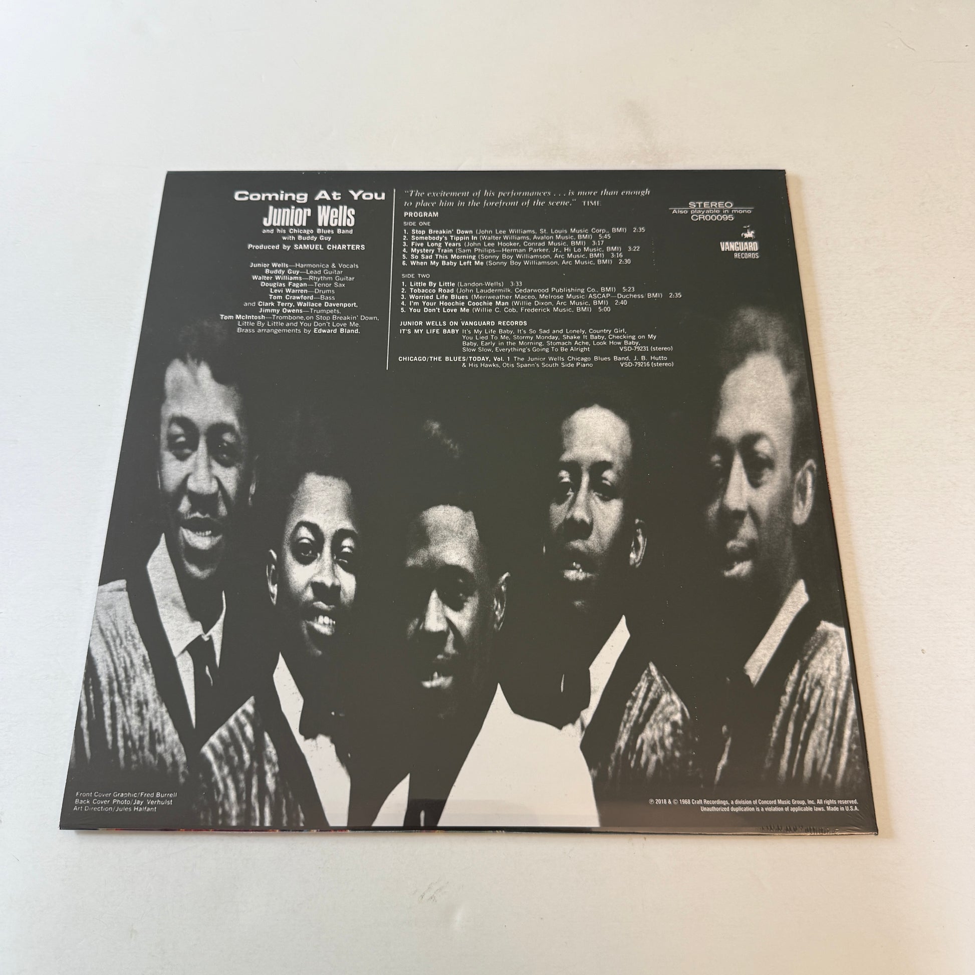 Junior Wells Coming At You New Vinyl LP M\M