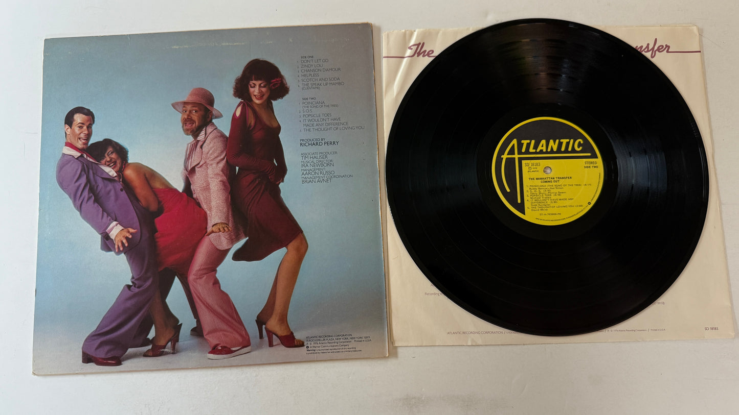 The Manhattan Transfer Coming Out Used Vinyl LP VG+\VG+