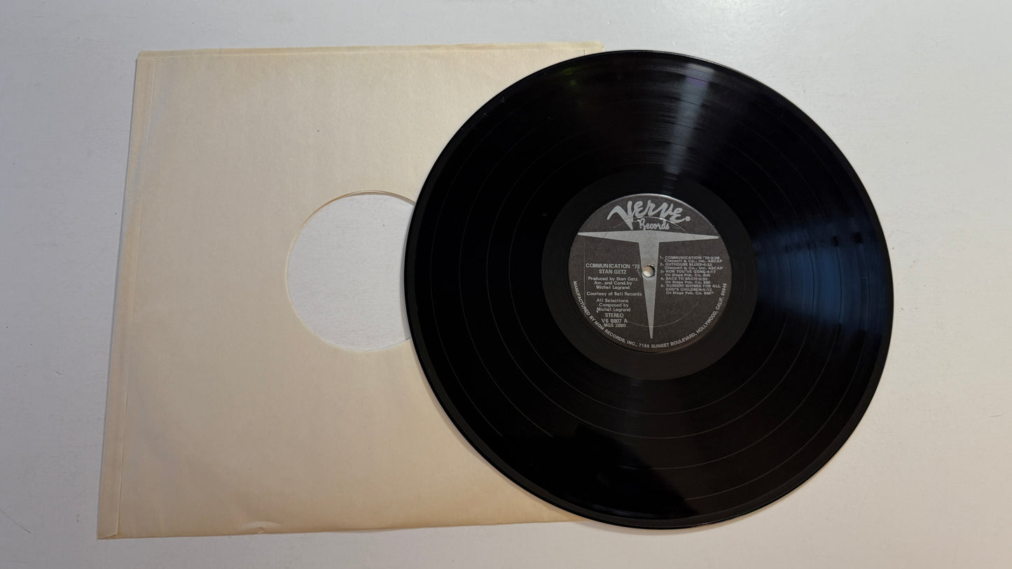 Stan Getz Communications '72 Used Vinyl LP VG+\VG