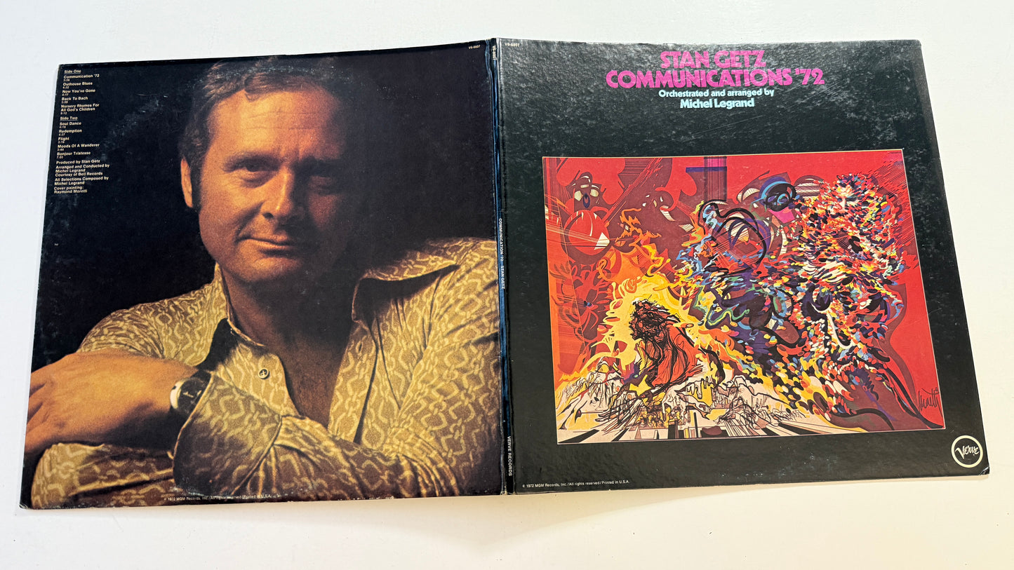 Stan Getz Communications '72 Used Vinyl LP VG+\VG