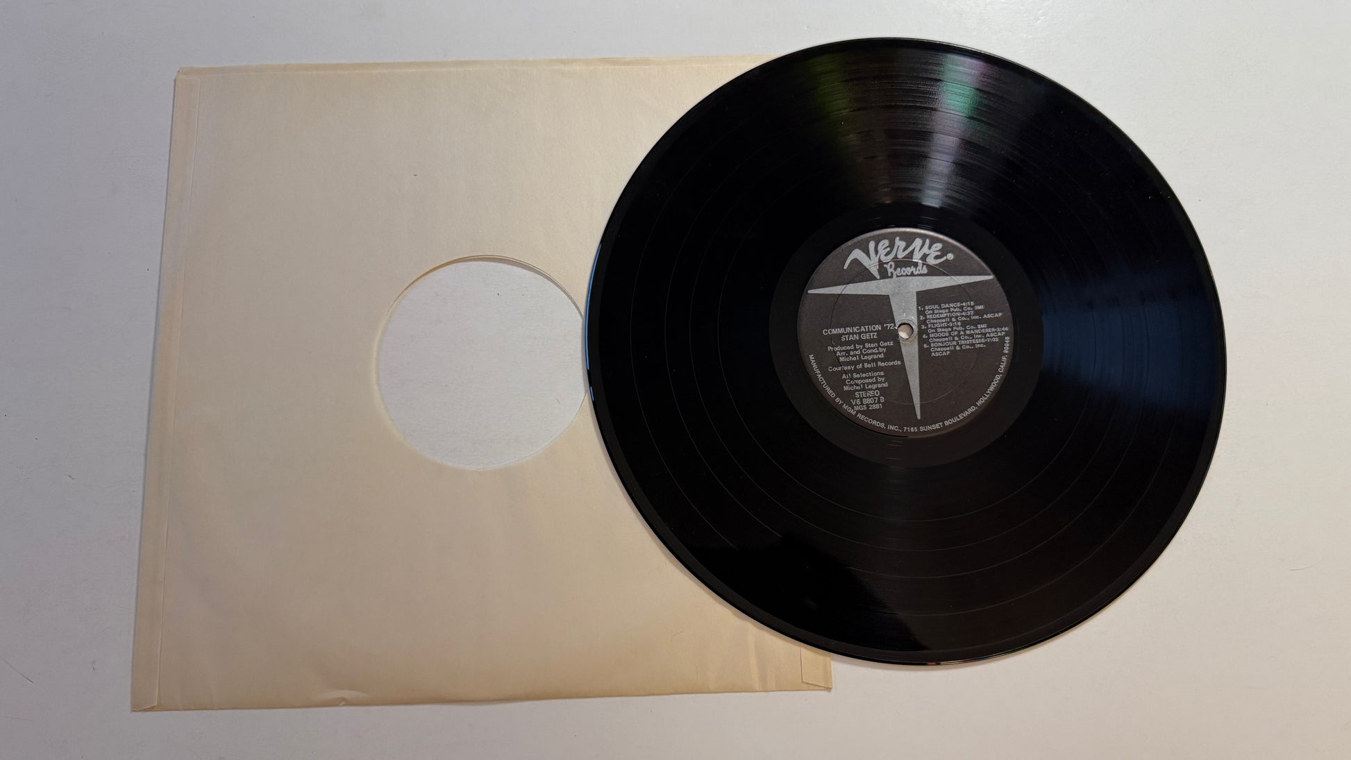 Stan Getz Communications '72 Used Vinyl LP VG+\VG