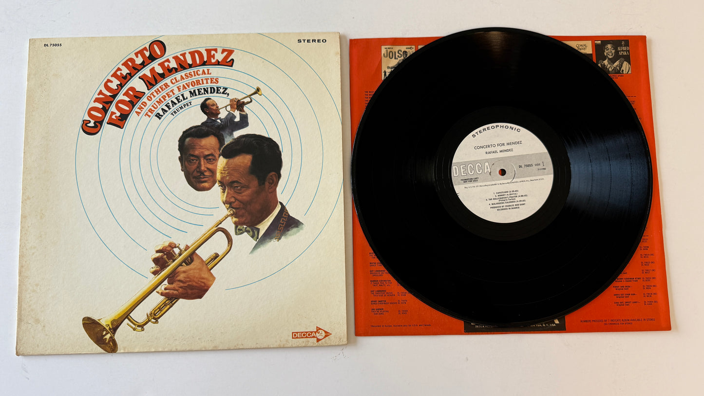 Rafael Mendez Concerto For Mendez Used Vinyl LP VG+\VG+