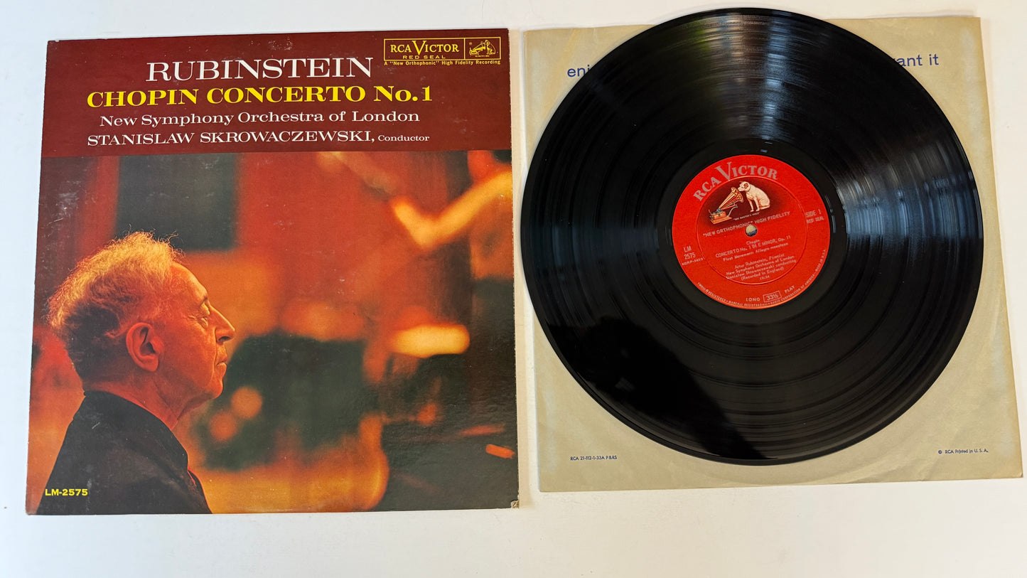 Arthur Rubinstein Concerto No. 1 Used Vinyl LP VG+\VG