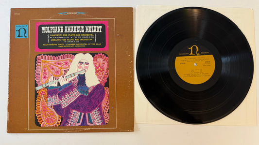 Wolfgang Amadeus Mozart Concertos For Flute And Orchestra Andante For Flute And Orchestra Used Vinyl LP VG+\VG