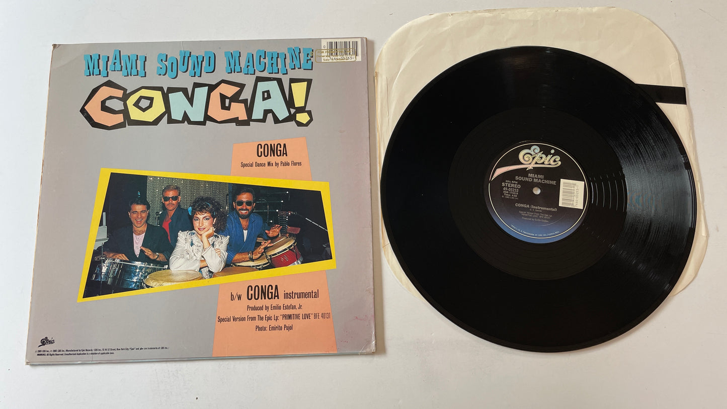 Miami Sound Machine Conga! (Dance Mix) 12" Used Vinyl Single VG\VG